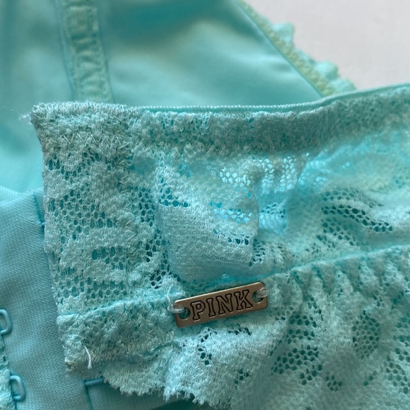 Victorias Secret XS Lace Bralette Baby Blue - Picture 8 of 8